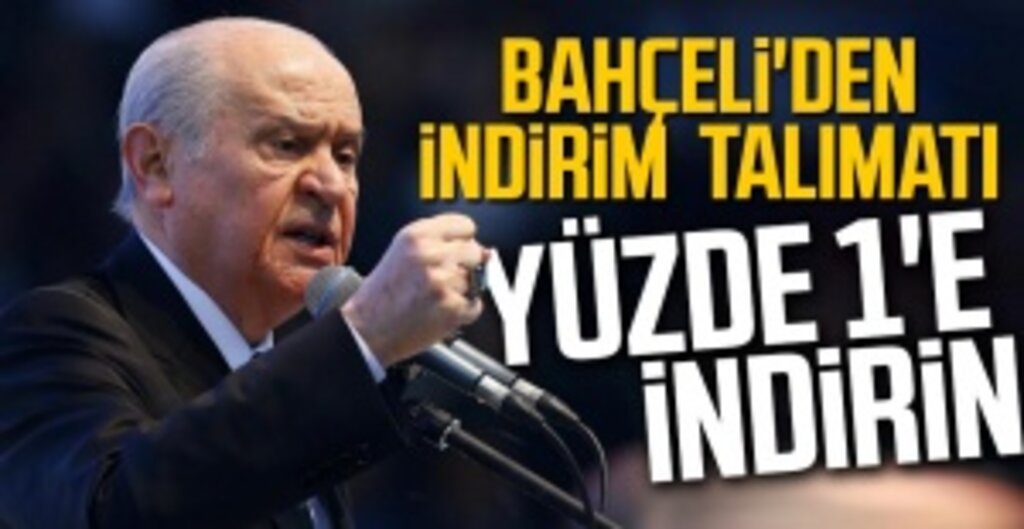 Son Dakika: Bahçeli’den MHP’li Belediyelere Su Faturası İndirimi Talimatı