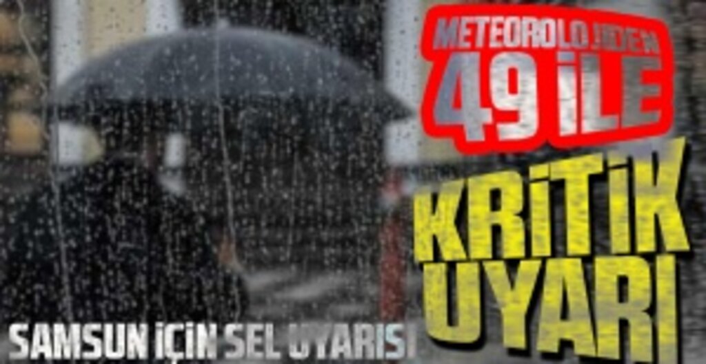 Meteoroloji’den 49 İle Uyarı: Hava Sıcaklıkları Düşüyor, Kuvvetli Yağış Geliyor!