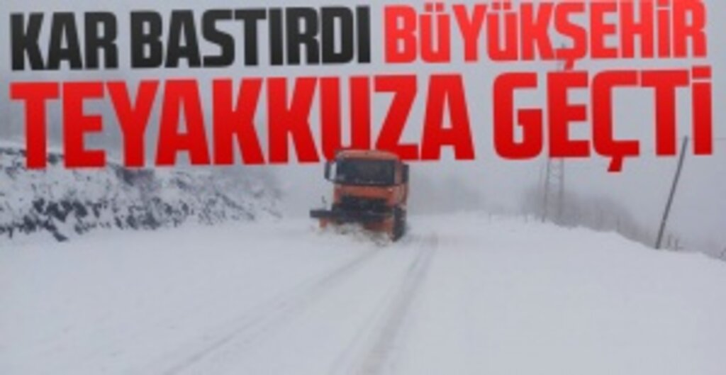 Samsun’da Kar Yağışı 20 Mahalle Yolunu Kapattı: Ekipler Seferber Oldu
