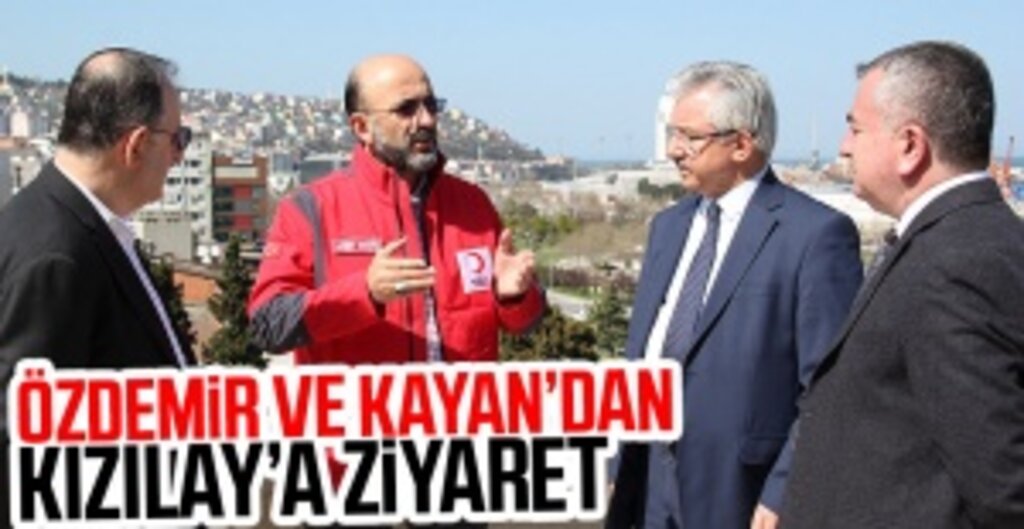 Havza Belediye Başkanı ve Ak Parti İlçe Başkanı, Türk Kızılay Samsun Şubesi’ni Ziyaret Etti