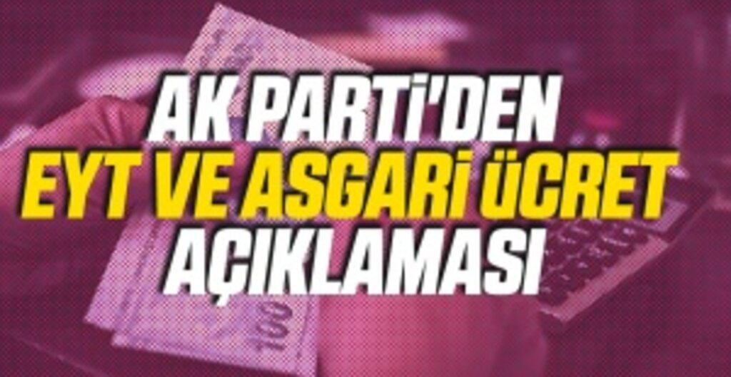 Son Dakika: EYT, 3600 Ek Gösterge ve Asgari Ücretle İlgili Önemli Açıklamalar