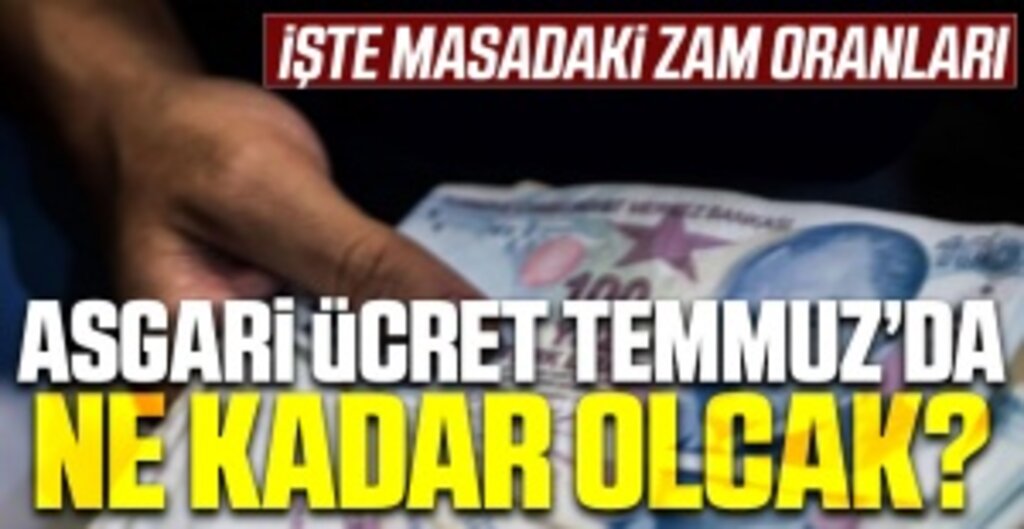 Asgari Ücrete Zam Umudu Artıyor! Temmuz’da Ek Zam Beklentisi Yükseldi