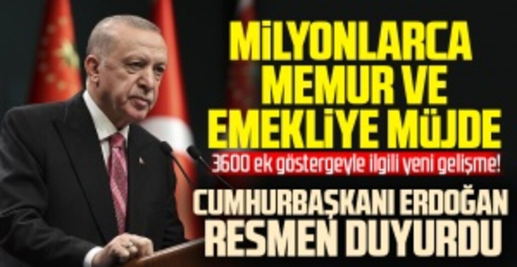 Cumhurbaşkanı Erdoğan'dan 3600 Ek Gösterge Müjdesi: Tüm Memurları Kapsayan Düzenleme Meclis Yolunda
