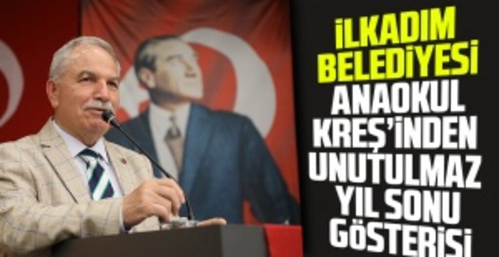 İlkadım Belediyesi Kreşinden Renkli Yıl Sonu Gösterisi: Minikler Mezuniyet Coşkusunu Yaşadı