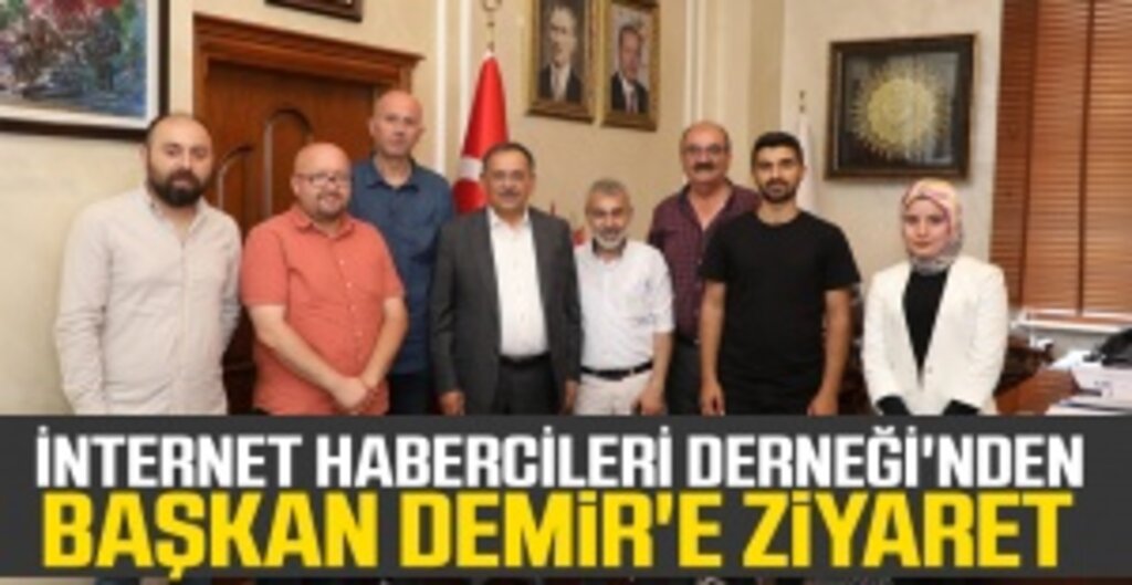 İnternet Habercileri Derneği’nden Samsun Büyükşehir Belediye Başkanı Mustafa Demir’e Ziyaret
