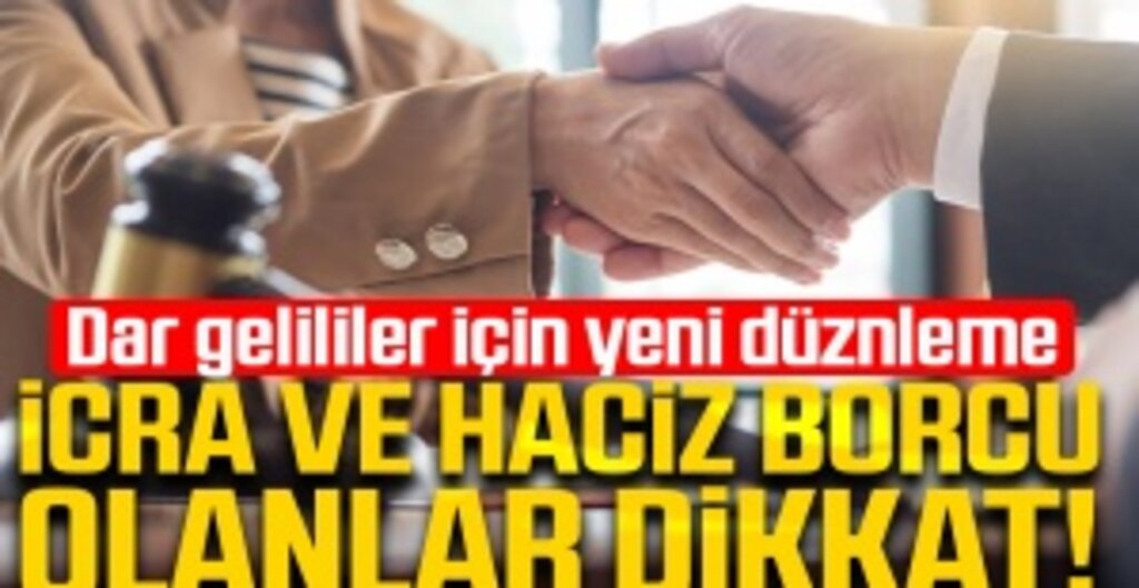 Dar Gelirlilere Müjde: Borçlar ve İcra Takipleri İçin Yeni Düzenleme Yolda
