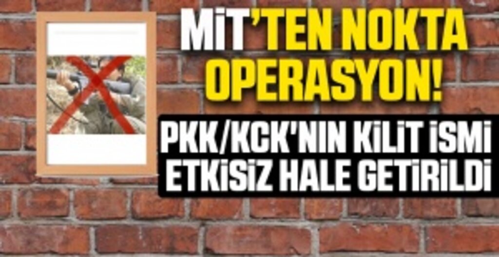 MİT'ten Süleymaniye'de Nokta Operasyon: PKK/Yürütme Konseyi Üyesi Hatice Hezer Etkisiz Hale Getirildi