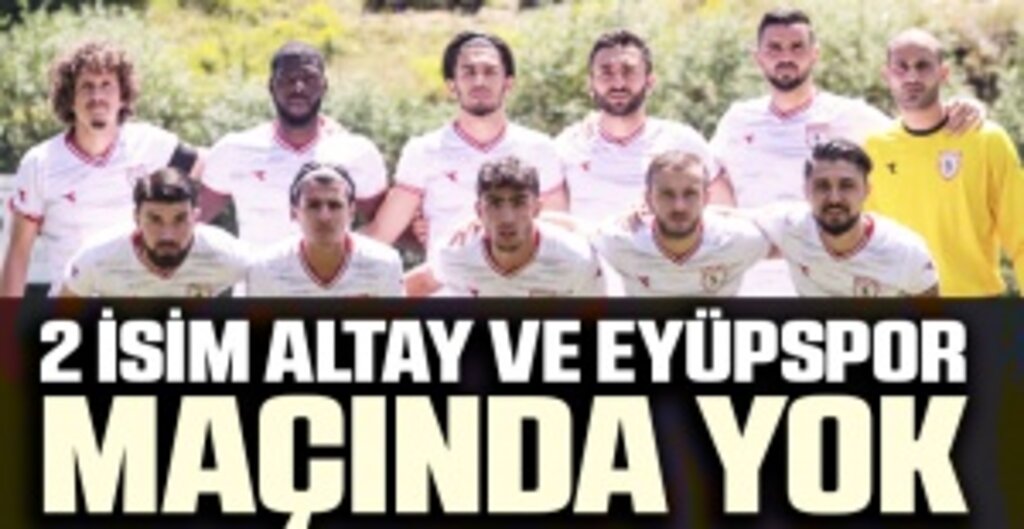 Yılport Samsunspor’da Celil Yüksel ve Polat Yaldır Altay ve Eyüpspor Maçlarında Yok!