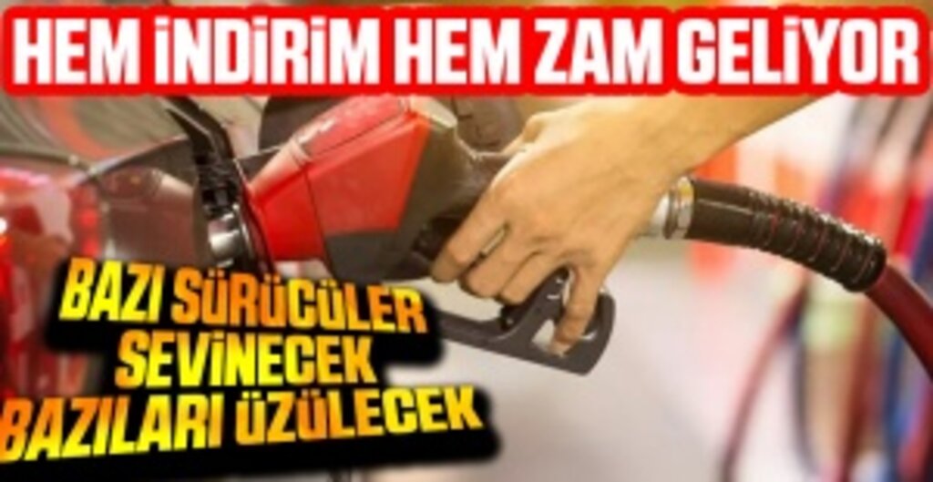 Akaryakıtta Çifte Değişiklik: Benzine İndirim, Motorine Zam Geliyor