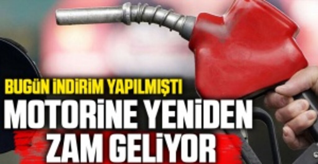 Akaryakıt Fiyatlarında Çifte Hareket: Motorine İndirim ve Ardından Zam