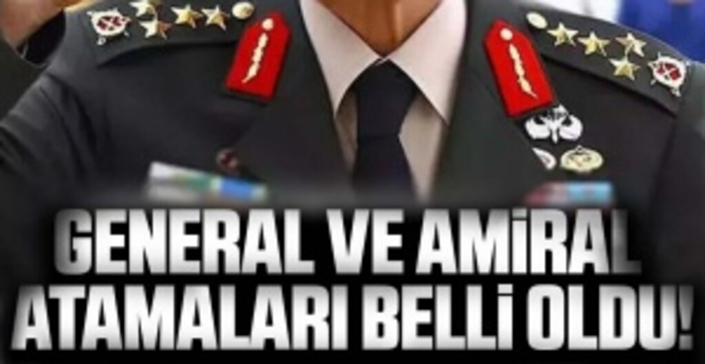 TSK’da 126 General ve Amiral Yeni Görevlerine Atandı