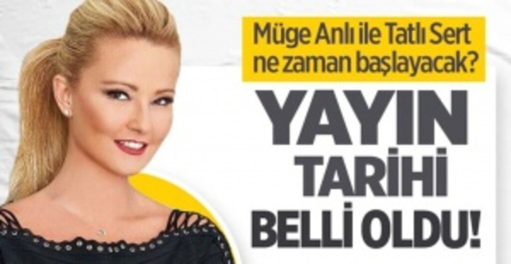 Müge Anlı ile Tatlı Sert Yeni Sezon Tarihi Açıklandı
