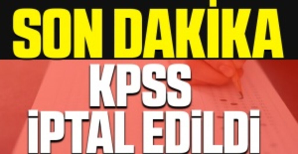 KPSS İptal Edildi! Yeni Takvim 17 Eylül’de Başlıyor