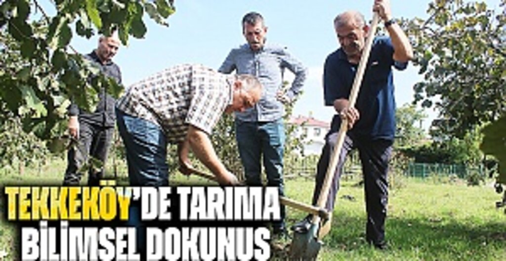 Tekkeköy’de tarıma bilimsel dokunuş