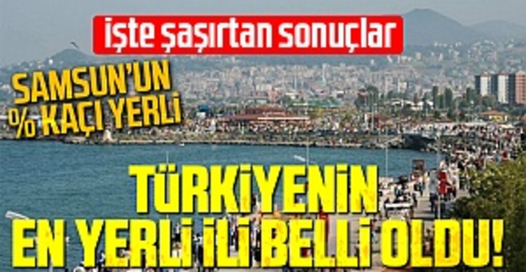 Türkiye'de hangi il ne kadar yerli? Şaşırtan sonuçlar