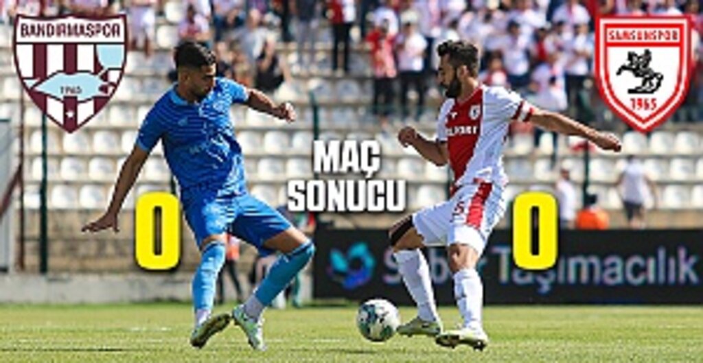 Bandırmaspor - Samsunspor maç sonucu: 0-0