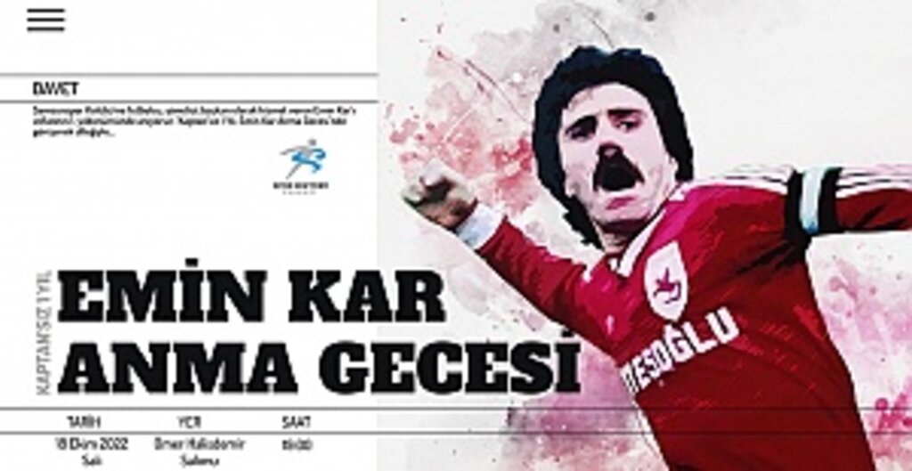 Emin Kar için Anma Gecesi