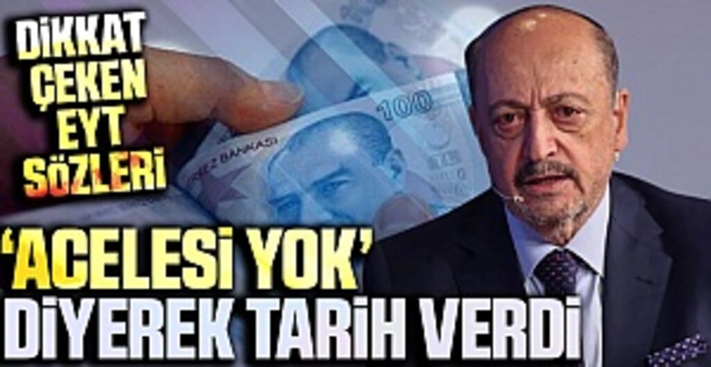 EYT Sondakika: Bakan Bilgin net tarihi duyurdu: ‘Acelesi yok…’