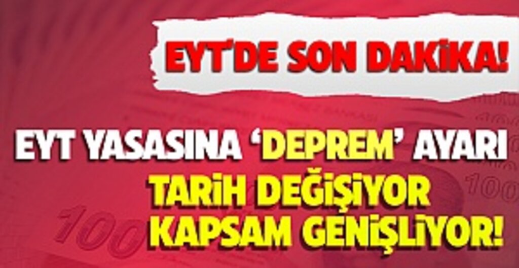 EYT Aralık’ta Meclis’e Geliyor: Kritik 8 Eylül 1999 Tarihi Değişebilir