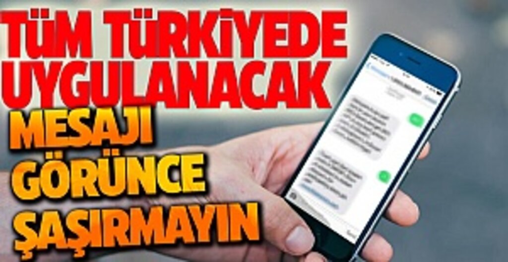 Kritik tarih verildi! Tüm Türkiye'de uygulanacak