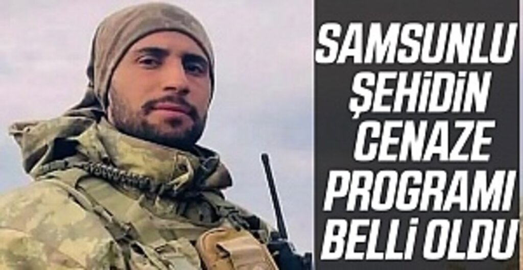 Samsunlu şehit Piyade Uzman Çavuş Mustafa Yıldız'ın cenaze programı belli oldu