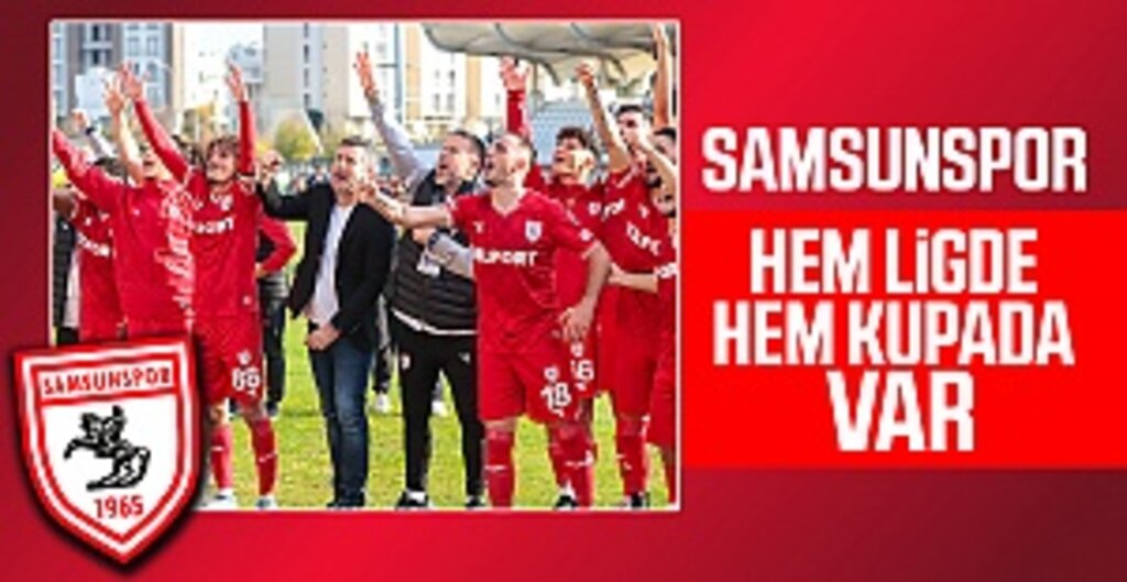 Samsunspor hem ligde hem kupada var