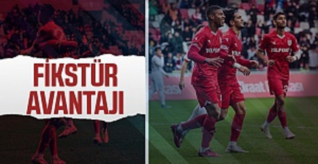 Samsunspor için fikstür avantajı