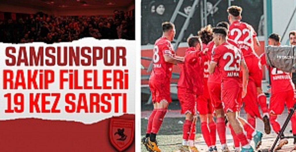 Samsunspor Rakip Fileleri 19 Kez Sarstı