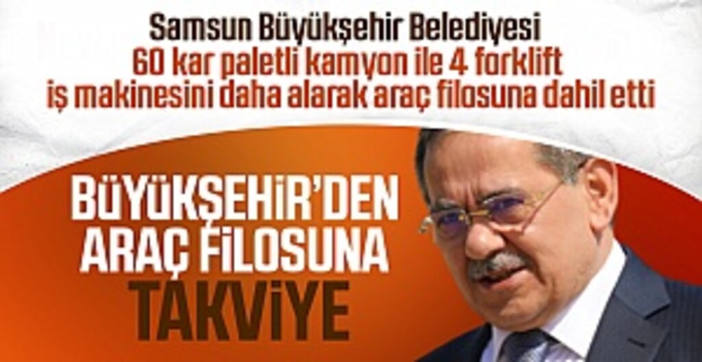 Büyükşehir’den araç filosuna takviye