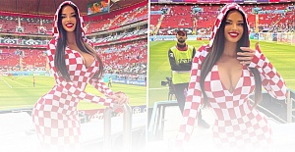 Dünya Kupası'na Hırvat model Ivana Knoll, Messi ve Ronaldo'dan daha çok tıklandı