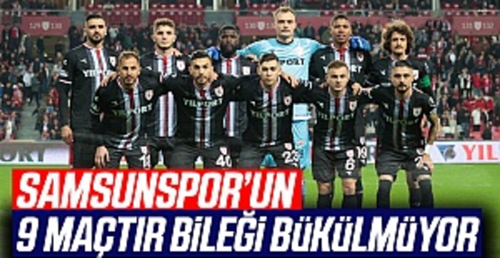 Samsunspor'un 9 maçtır bileği bükülmüyor