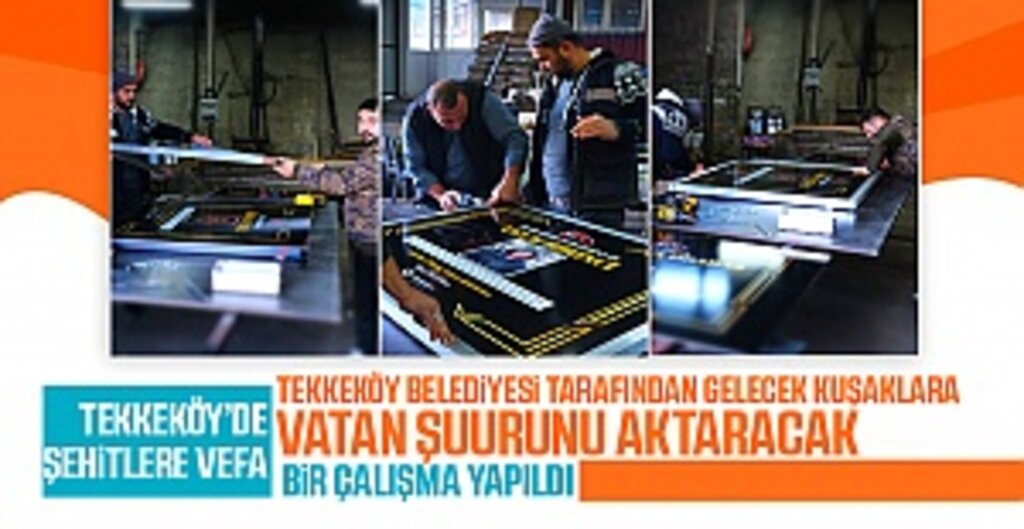 Tekkeköy’de şehitlere vefa