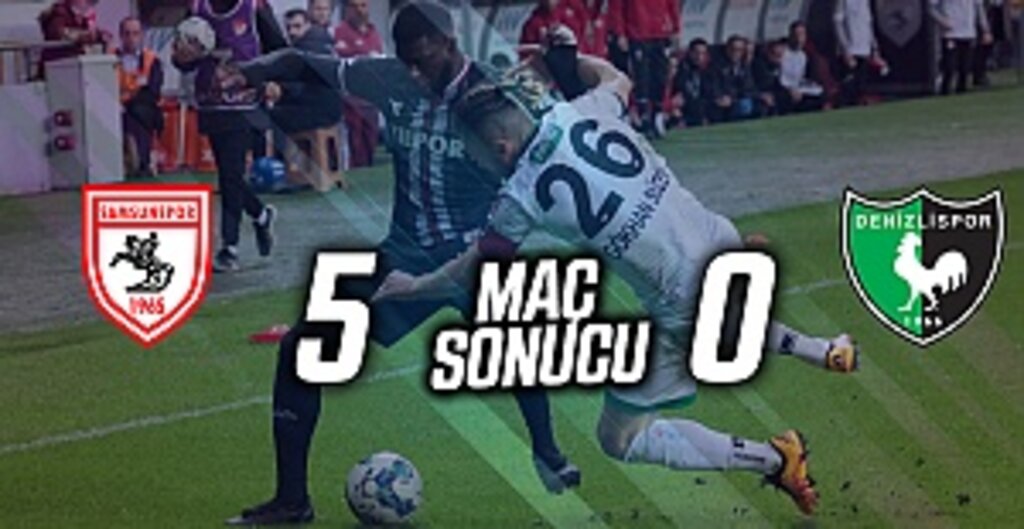Yılport Samsunspor - Denizlispor Maç Sonucu: 5-0