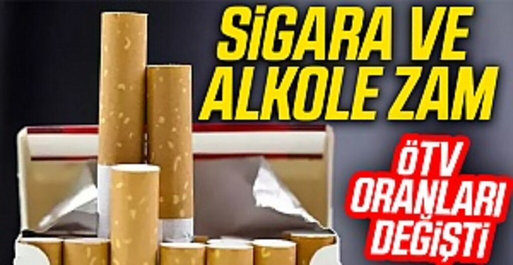 Enflasyonun ardından sigara ve alkoldeki ÖTV oranları değişti! Zam yolda