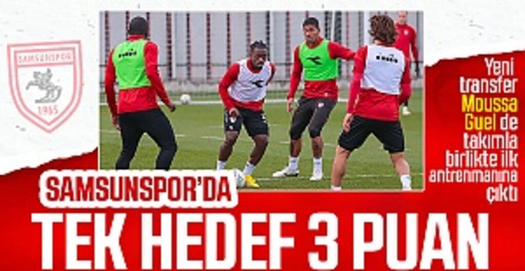 Samsunspor'da tek hedef 3 puan