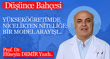 Yükseköğretimde Nicelikten Niteliğe: Bir Model Arayışı...